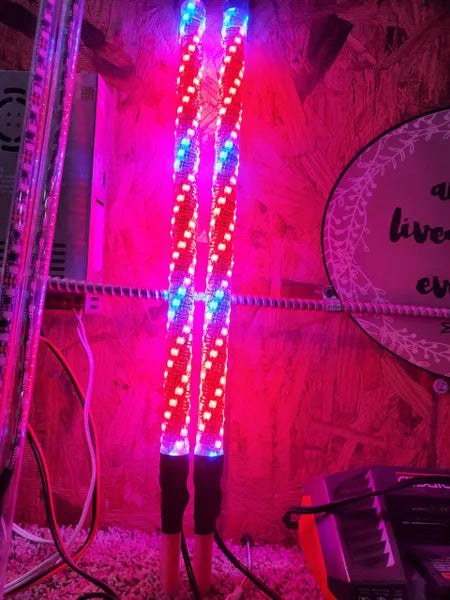 18 INCH TWISTED 5V WHIPS *PAIRS* - MILLAR LIGHT BARS - FX WHIPS, LLC