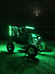 GREEN LED LIGHT WHIP - MILLAR LIGHT BARS - FX WHIPS, LLC