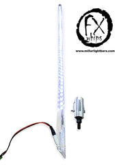 GREEN LED LIGHT WHIP - MILLAR LIGHT BARS - FX WHIPS, LLC
