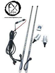 PAIR - EXTREME DREAM WHIPS - MILLAR LIGHT BARS - FX WHIPS, LLC