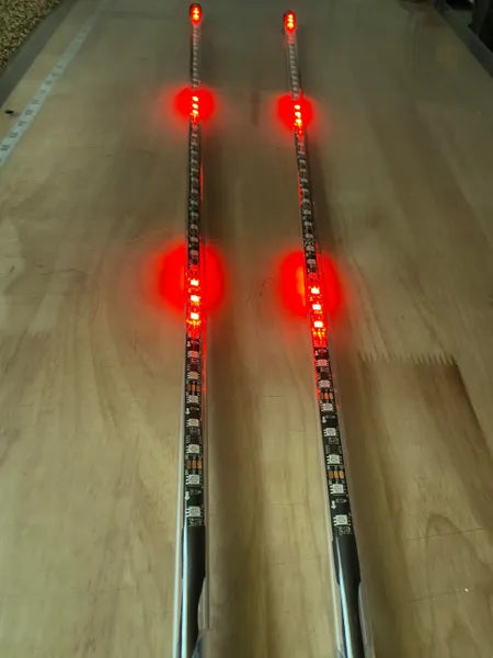 PAIR - EXTREME DREAM WHIPS - MILLAR LIGHT BARS - FX WHIPS, LLC