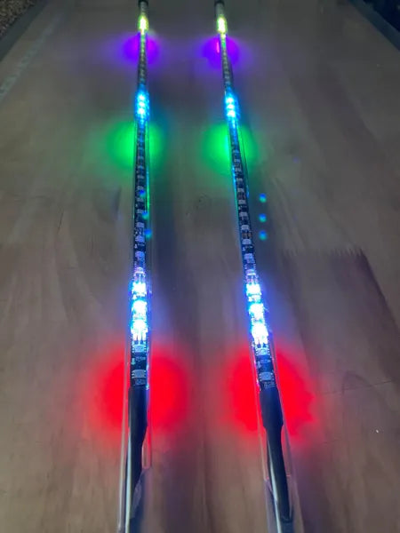 PAIR - EXTREME DREAM WHIPS - MILLAR LIGHT BARS - FX WHIPS, LLC
