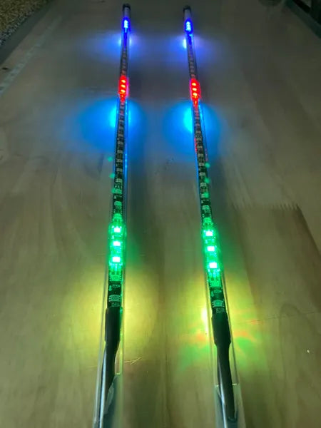 PAIR - EXTREME DREAM WHIPS - MILLAR LIGHT BARS - FX WHIPS, LLC