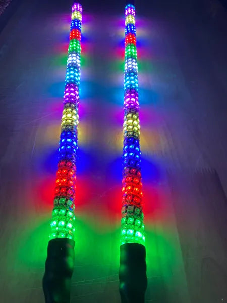 PAIR TWISTED ELITE - MILLAR LIGHT BARS - FX WHIPS, LLC