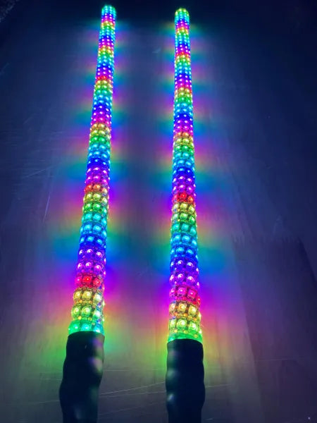 PAIR TWISTED ELITE - MILLAR LIGHT BARS - FX WHIPS, LLC
