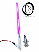 PINK LED LIGHT WHIP - MILLAR LIGHT BARS - FX WHIPS, LLC