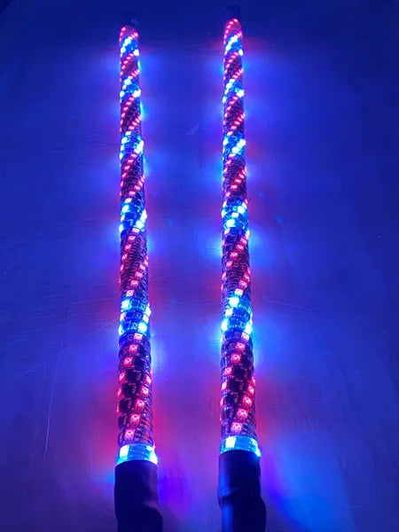 TWISTED EXTREMES - PAIRS - MILLAR LIGHT BARS - FX WHIPS, LLC