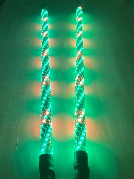 TWISTED EXTREMES - PAIRS - MILLAR LIGHT BARS - FX WHIPS, LLC