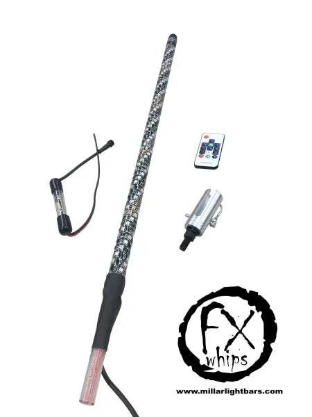 TWISTED EXTREMES - SINGLES - MILLAR LIGHT BARS - FX WHIPS, LLC