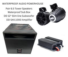 Audio Package  Sub Box - Amp - Tower speakers